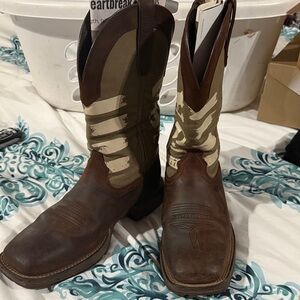 Durango Brown and Tan Western Boots